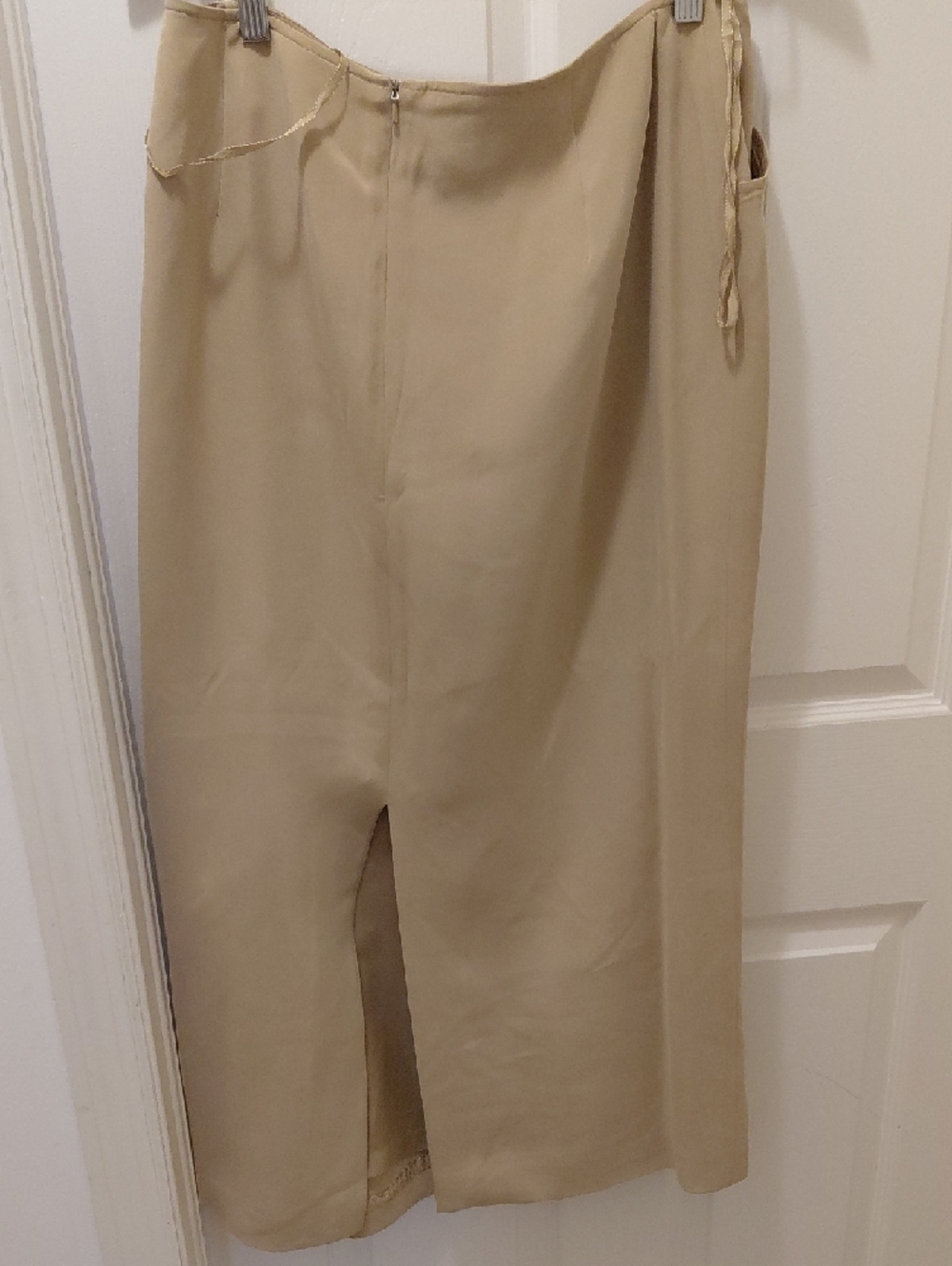 Jones New York Beige Straight Long Skirt - Picture 5 of 7